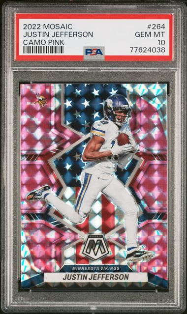 Patrick Mahomes II 2022 Panini Mosaic Mosaic Camo Pink #94 (PSA 10)