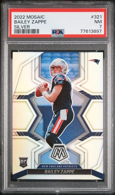 2022 Panini Mosaic #321 Bailey Zappe - New England Patriots NFL