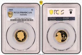 2005 $2 PR69DCAM