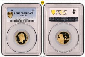 1991 $2 PR69DCAM