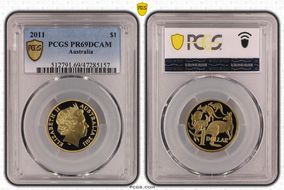 2011 $1 PR69DCAM