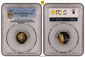 2012 $2 PR70DCAM