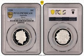 1998 20C Silver PR70DCAM