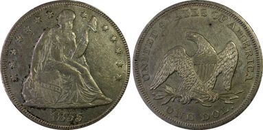 1855 $1 AU55