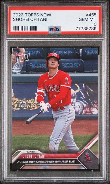 2023 Topps Now #455 Shohei Ohtani – PSA GEM MT 10.0 on Goldin Auctions