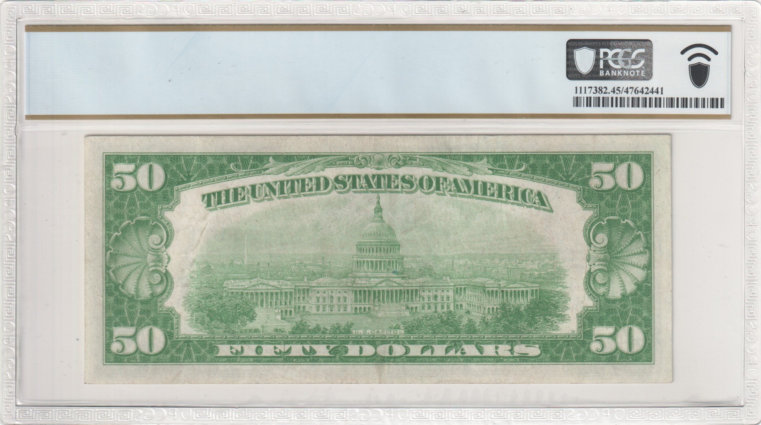 PCGS Certificate Verification Banknote Details For Cert #47642441