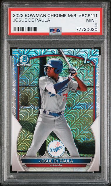 2023 Bowman Bowman Chrome Mojo #BCP-111 Josue De Paula front