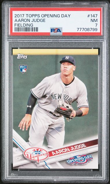 2017 Topps Opening Day Aaron Judge Fielding