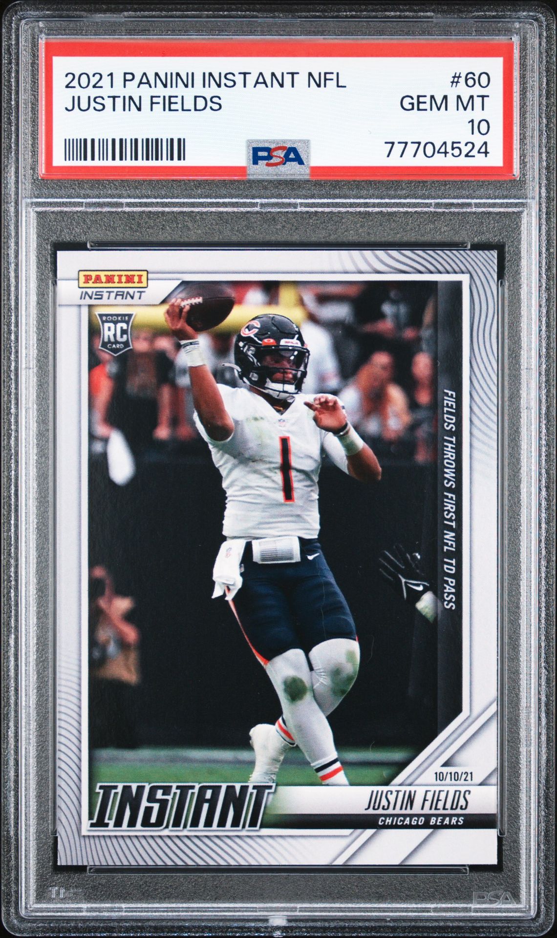 2021 Panini Panini Instant Nfl #60 Justin Fields front