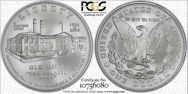 2006-S $1 San Francisco Old Mint MS70