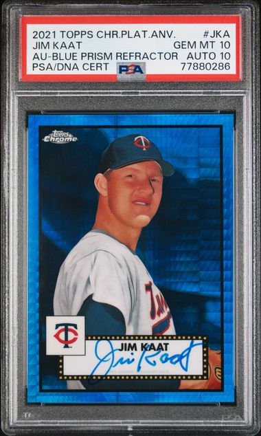  2022 Topps Chrome Platinum Anniversary Refractor Prism