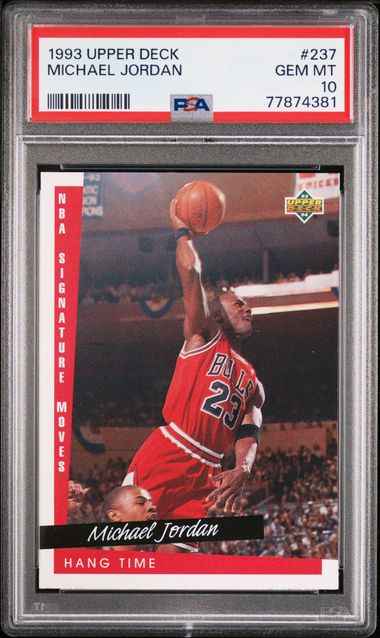 1993 Upper Deck #438 Michael Jordan – PSA NM-MT 8.0 on Goldin Auctions