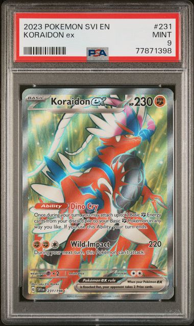 Koraidon ex #231 Prices, Pokemon Scarlet & Violet