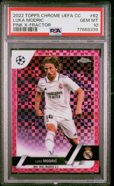 2022-23 Topps Chrome UEFA Club Competitions Pink X-Fractor #62