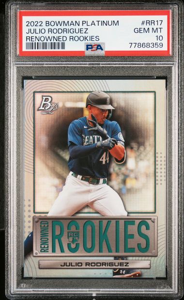 2022 Topps Update #US44 Julio Rodriguez Rookie Card – PSA GEM MT 10 on  Goldin Auctions