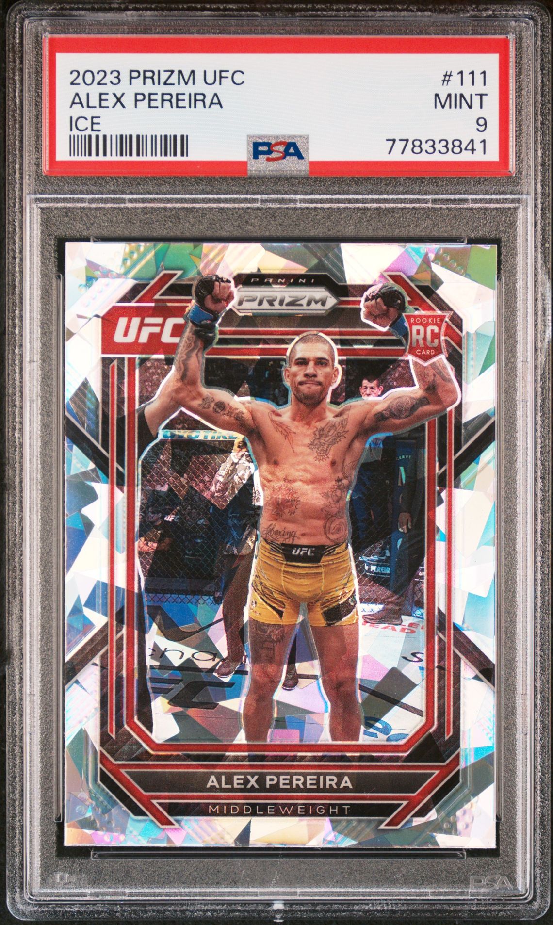 2023 Panini PANINI PRIZM UFC Silver #111 Alex Pereira front