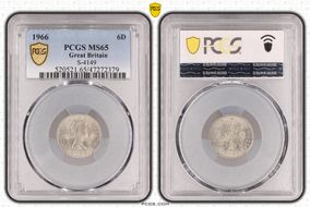 1966 6D S-4149 MS65