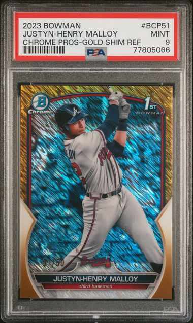 2023 Bowman Gold Shimmer #BCP51 Henry front