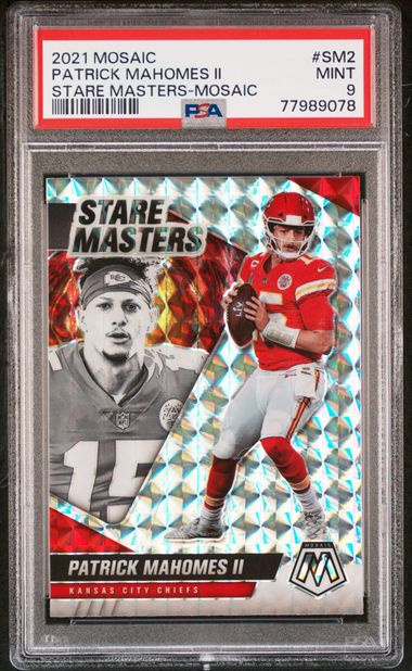 Patrick Mahomes II 2021 Panini Mosaic Series Mint Card #221