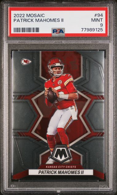 Patrick Mahomes II 2022 Panini Mosaic Mosaic Camo Pink #94 (PSA 10)