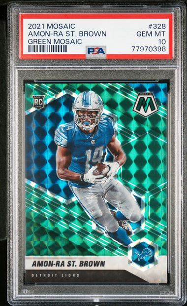 : 2021 Donruss #284 Amon-Ra St. Brown Detroit Lions