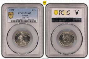 1972 1 Fr Gad-474 MS67