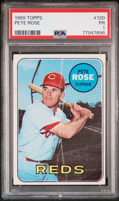 1964 Topps All-Star Rookie #125 Pete Rose - PSA EX 5 on Goldin