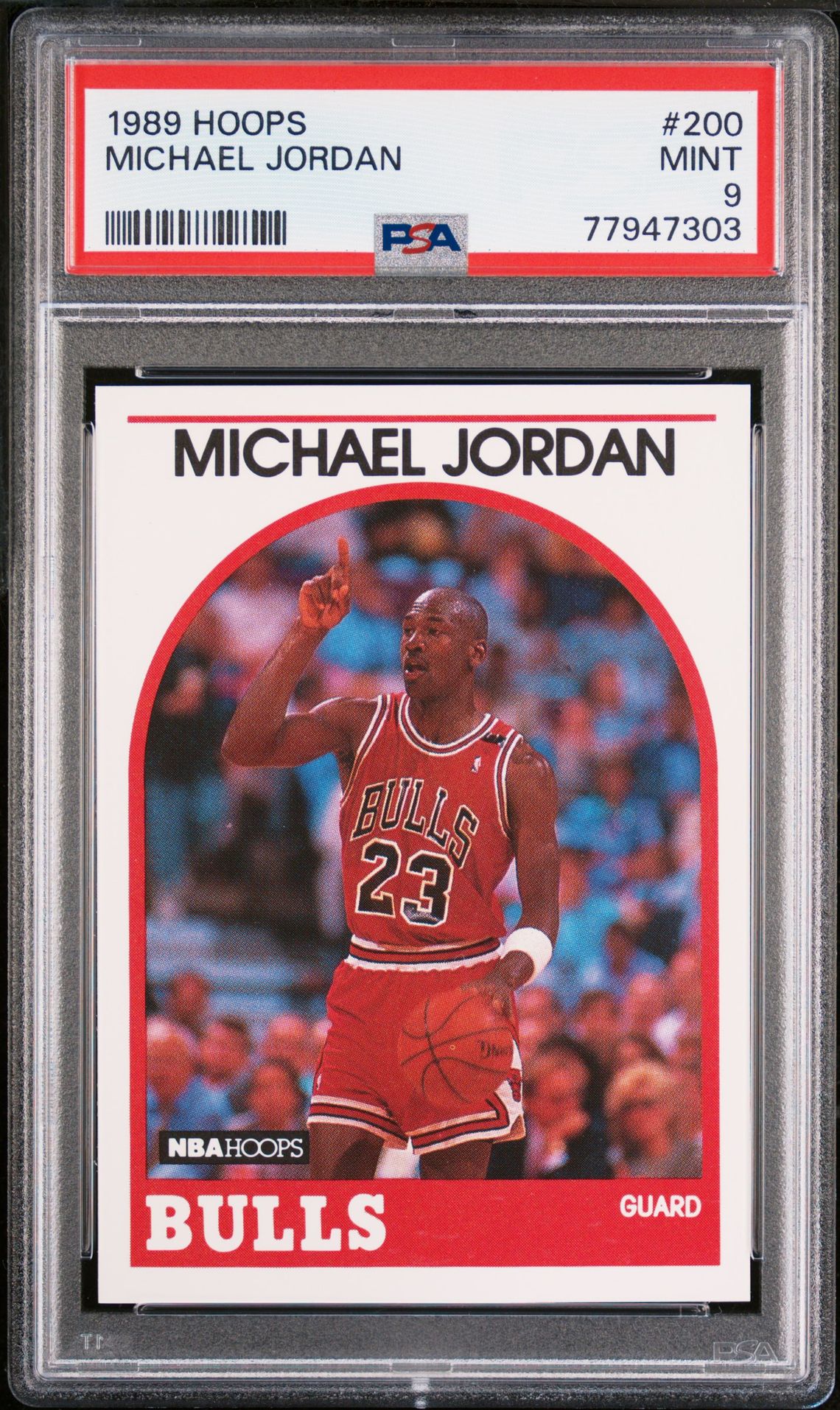 1989 Hoops Michael Jordan #200 Mint 9 front