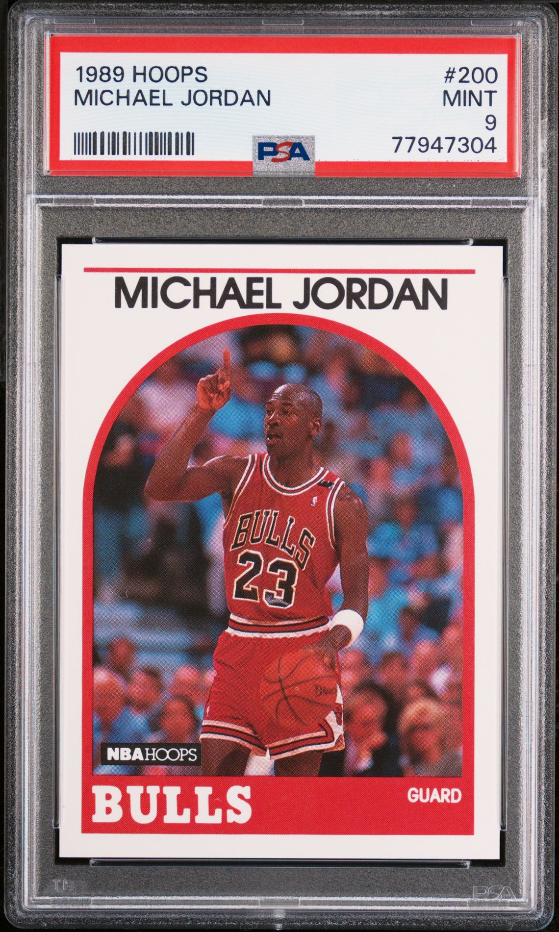 1989 Hoops Michael Jordan #200 Mint 9 front