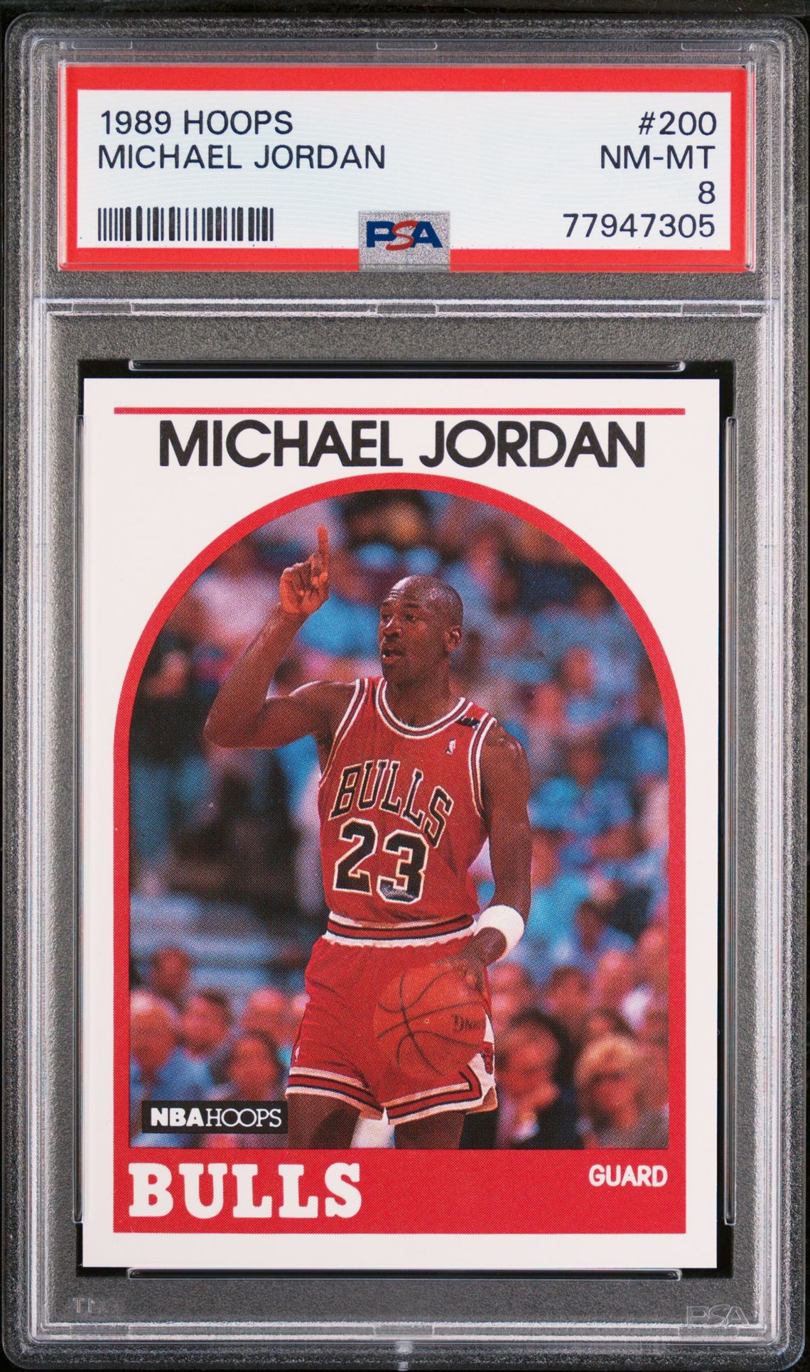 1989 Hoops Michael Jordan #200 Nm-Mt 8 front
