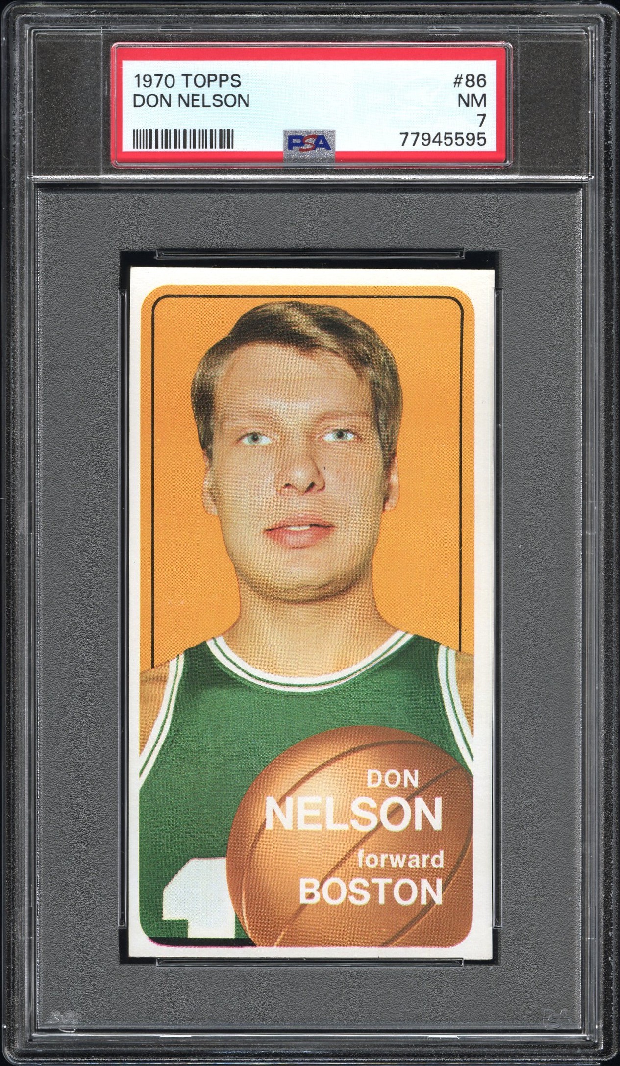 1970 Topps #86 Don Nelson – PSA NM 7