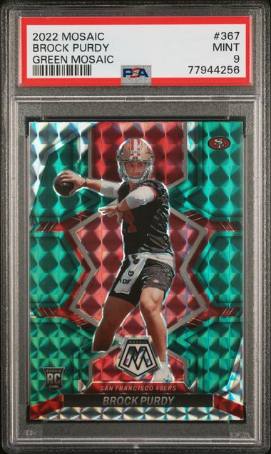 : 2022 Panini Mosaic #367 Brock Purdy San Francisco