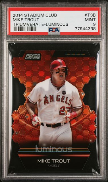 2015 Topps Update Angels Mike Trout All Star Game US364 PSA 