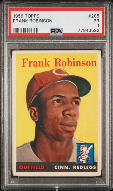 1958 TOPPS baseball card FRANK ROBINSON #285