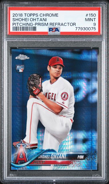 2018 Topps Chrome Pitching-Prism Refractor 150 Shohei Ohtani