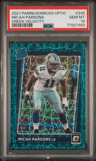 Micah Parsons 2022 Absolute Kaboom! (Vertical) - Gold #K28 Price Guide -  Sports Card Investor