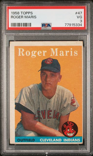 Roger Maris 1961 Topps All Star #576 (PSA EX-MT 6) Card