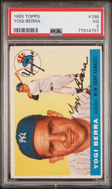 Lot Detail - 1952 Topps Yogi Berra Signed PSA/DNA Certified AUTHENTIC AUTO