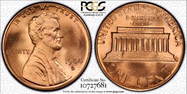 1984-D 1C MS68RD