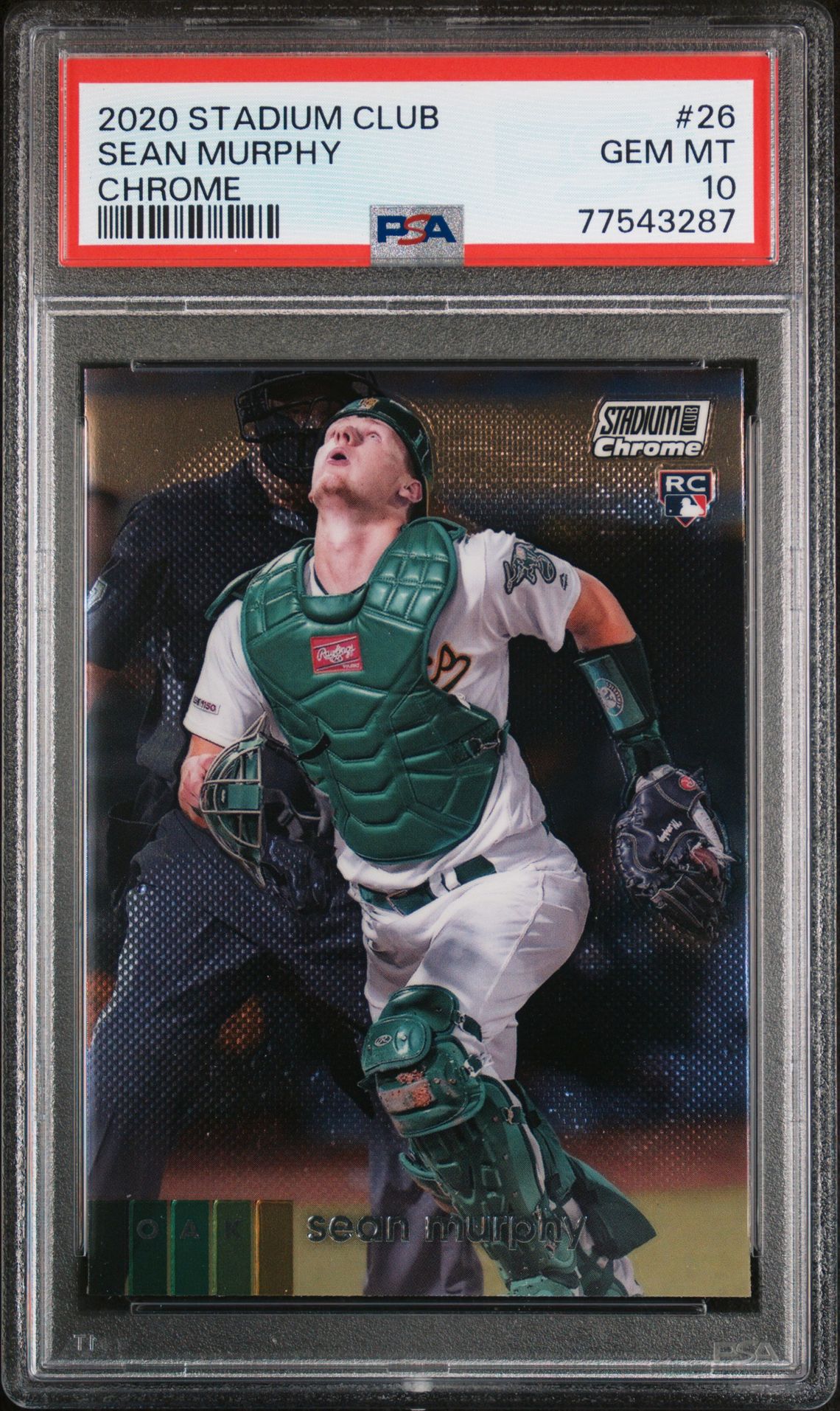 2020 Stadium Club STADIUM CLUB CHROME #26 Sean Murphy front