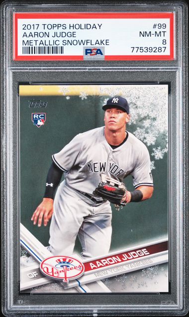 Sold at Auction: Mint 2017 Topps Holiday Snowflake Aaron Judge