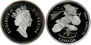 1995 50C Gray Jay PR69DCAM