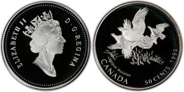 1995 50C Ptarmigans PR69DCAM