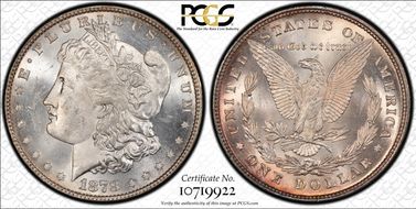 1878 8TF $1 VAM 10 Notched 7 MS64