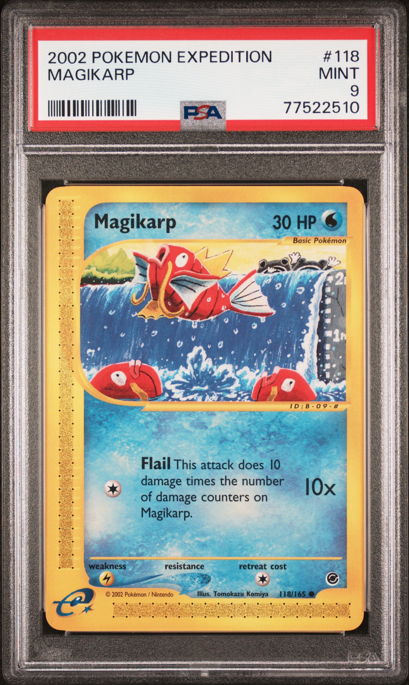 2002 Pokemon Expedition 118 Magikarp – PSA MINT 9
