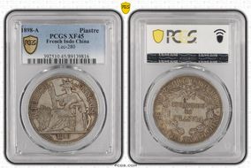 1898-A Piastre Lec-280 XF45