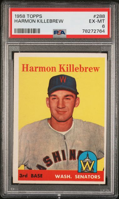 1955 Topps #124 Harmon Killebrew Rookie Card – PSA VG-EX 4 on Goldin  Auctions