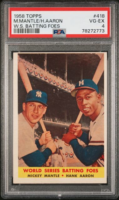 1957 Topps #20 Hank Aaron PSA Authentic on Goldin Marketplace