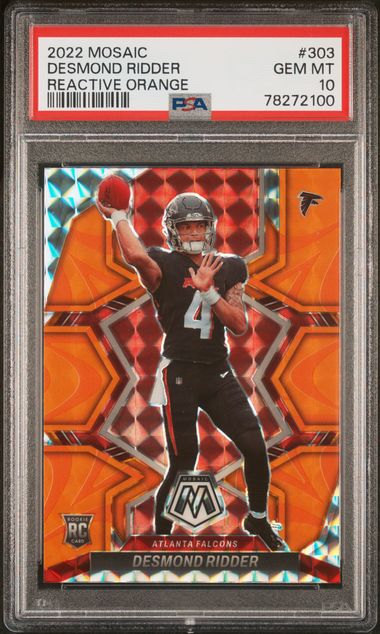 2022 Mosaic Orange Reactive Prizm Damien Harris #134 Patriots