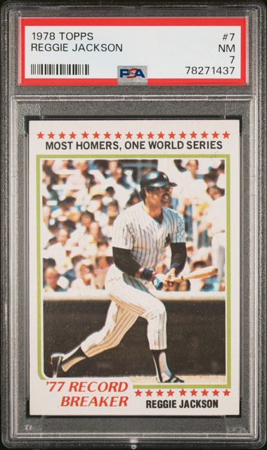 1969 Topps Reggie Jackson #260 Psa 7